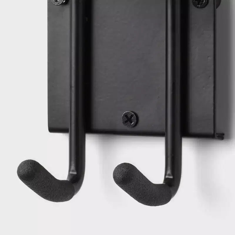 Double Garage Tool Hook, Steel Utility Rack