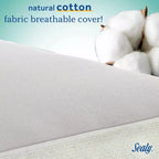 Materasso per culla e lettino 2 in 1 Sealy Cozy Cool Hybrid: rigido, in gel espanso, ipoallergenico, spessore 14,6 cm