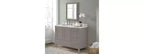 Gray Bathroom Vanity Cabinet, 121.9 cm