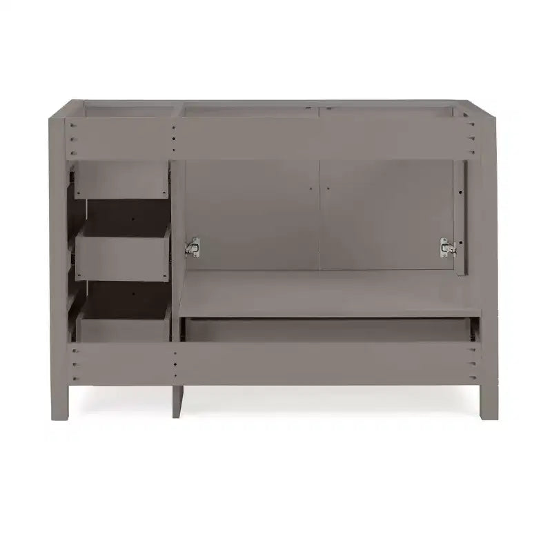Gray Bathroom Vanity Cabinet, 121.9 cm