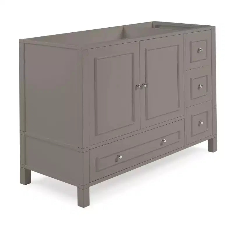 Gray Bathroom Vanity Cabinet, 121.9 cm