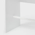 White Bathroom Wall Cabinet with Swing Doors, 60 × 80 cm