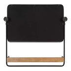 Specchio da parete decorativo Rheeves 66 x 66 cm con mensola Marrone/Nero rustico - Kate & Laurel All Things Decor