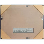 Specchio da Parete Incorniciato Dove Square Graywash 20" x 26" - Amanti Art