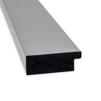 Specchio da parete con cornice in nichel spazzolato 44" x 34" argento - Amanti Art: rettangolare moderno, nessun assemblaggio richiesto