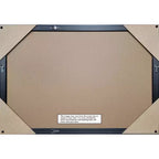 Square Wood Wall Mirror with Distressed Cream Frame, 81.3 × 81.3 cm