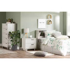 Fynn 5-Drawer Kids' Chest Winter Oak - South Shore