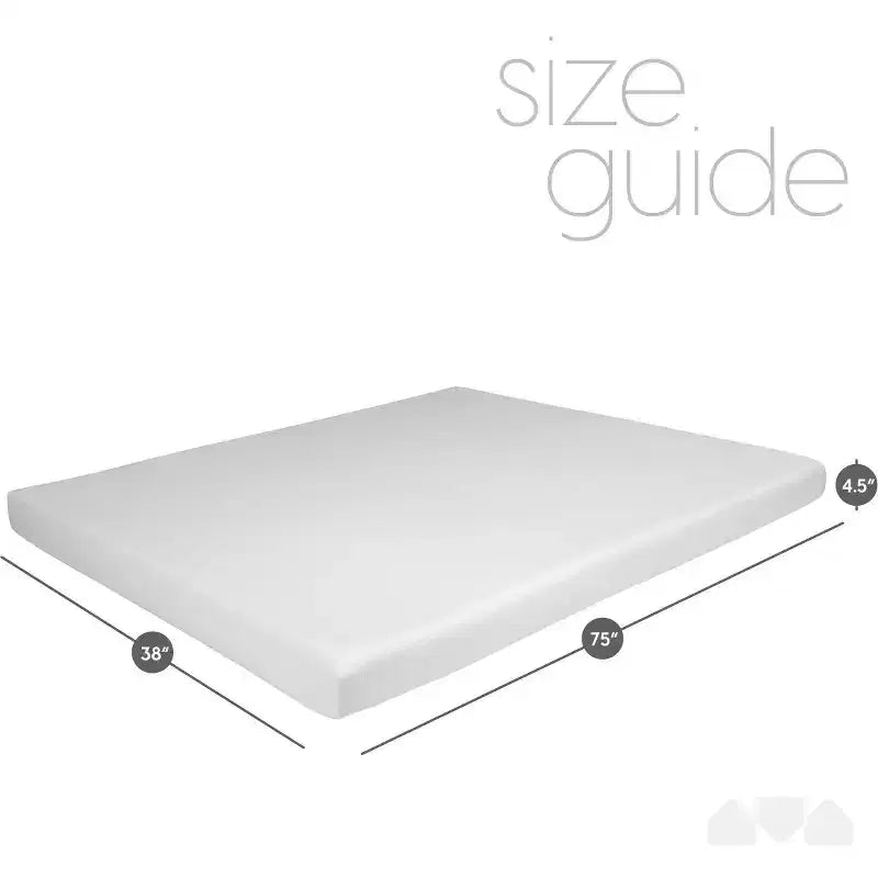 11.4 cm Memory Foam Sofa Bed Replacement Mattress with Washable Cover