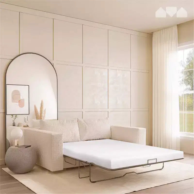 11.4 cm Memory Foam Sofa Bed Replacement Mattress with Washable Cover