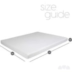 11.4 cm Memory Foam Sofa Bed Replacement Mattress with Washable Cover