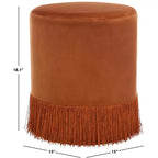 Reika Ottoman With Tassel - OTT7506 - Safavieh