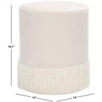 Reika Ottoman With Tassel - OTT7506 - Safavieh