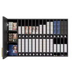 Hair Color Organizer Rack, Wall Mounted Adjustable Salon Storage Cabinet, Black