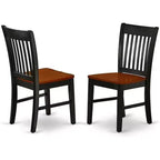 HomeStock Belmont 5Pc Oval 42/60 Inch Dining Table With 18 In Self Storing Butterfly Leaf And Four Wood Seat Chairs