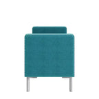 HL Home Furnishings,Square Arm Tufted Storage Ottoman