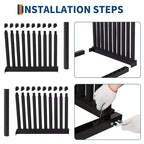 Windshield Rack, 9-Slot Truck Bed Glass Storage Unit - Durable with Non-Slip Locks & Rubber Padding for Transport