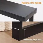 Karl Home |Modern Console Table Solid Wood for Entryway or Hallway Decor