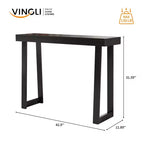 Karl Home |Modern Console Table Solid Wood for Entryway or Hallway Decor