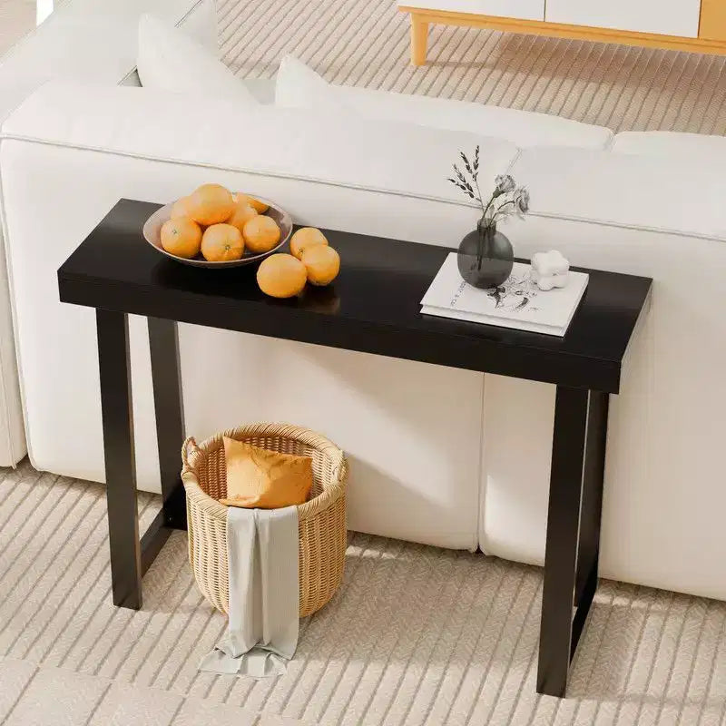 Karl Home |Modern Console Table Solid Wood for Entryway or Hallway Decor
