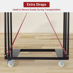 Drywall Cart Panel Truck, Heavy Duty 1500LBS Capacity Steel Platform Cart w/4 Wheels, Folding Utility Cart for Drywall, Lumber, Mattress