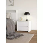 Tvilum,Next 17-Inch Tall 2-Drawer Nightstand End Table