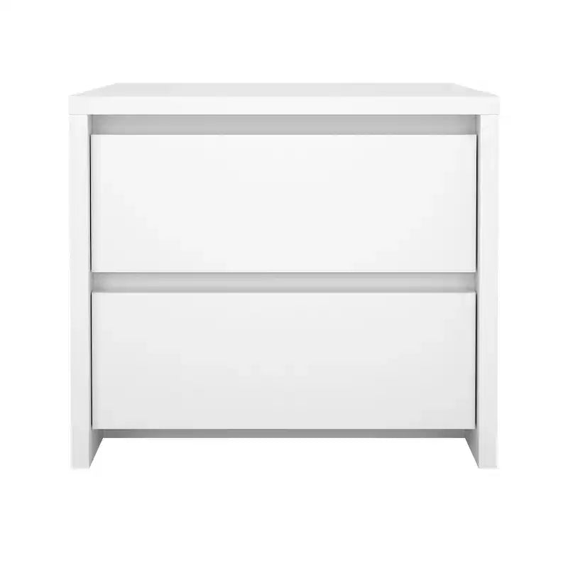 Tvilum,Next 17-Inch Tall 2-Drawer Nightstand End Table