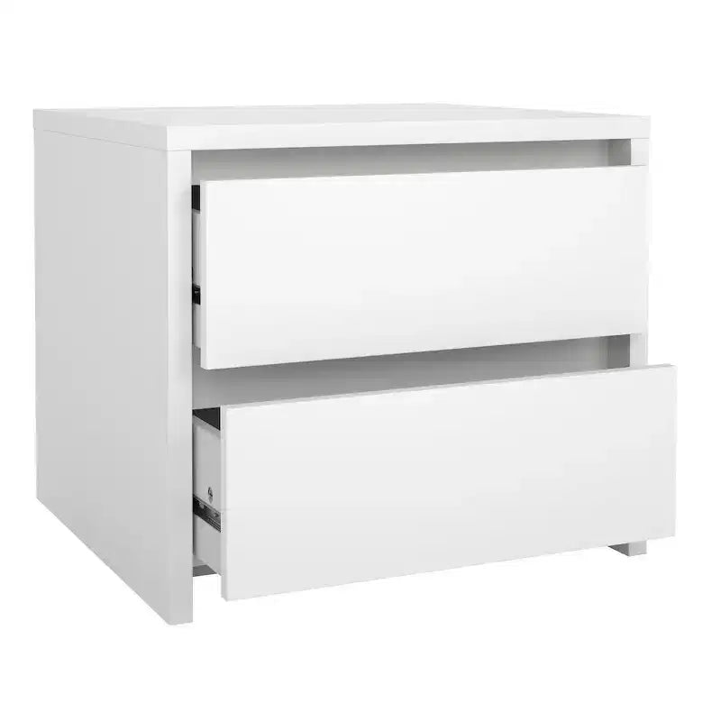 Tvilum,Next 17-Inch Tall 2-Drawer Nightstand End Table