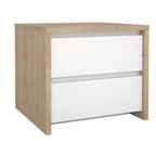 Tvilum,Next 17-Inch Tall 2-Drawer Nightstand End Table