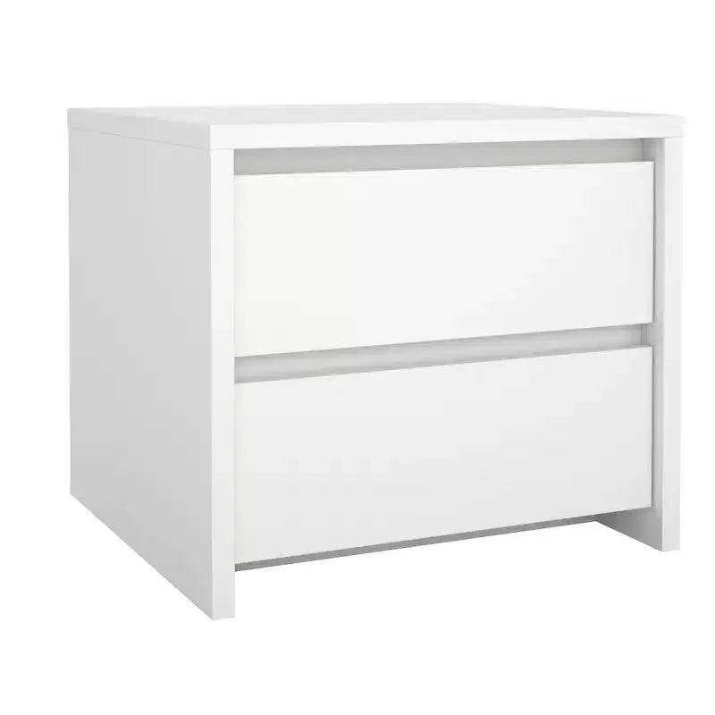 Tvilum,Next 17-Inch Tall 2-Drawer Nightstand End Table