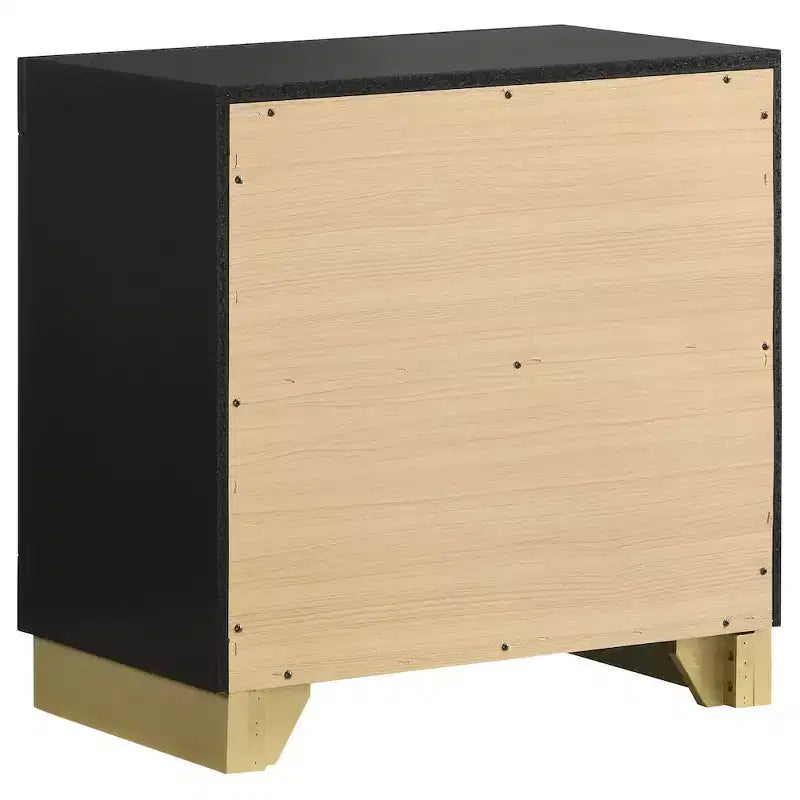 Coaster,Caraway 2-drawer Nightstand Black