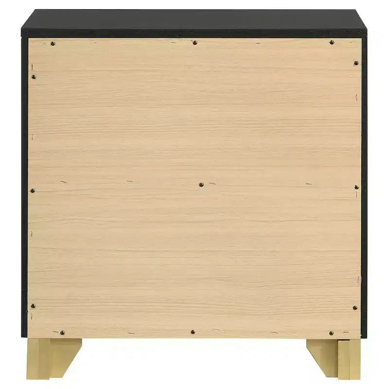 Coaster,Caraway 2-drawer Nightstand Black