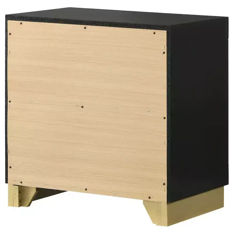 Coaster,Caraway 2-drawer Nightstand Black