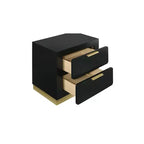 Coaster,Caraway 2-drawer Nightstand Black