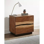 Coaster,Winslow 2-drawer Nightstand Smokey Walnut