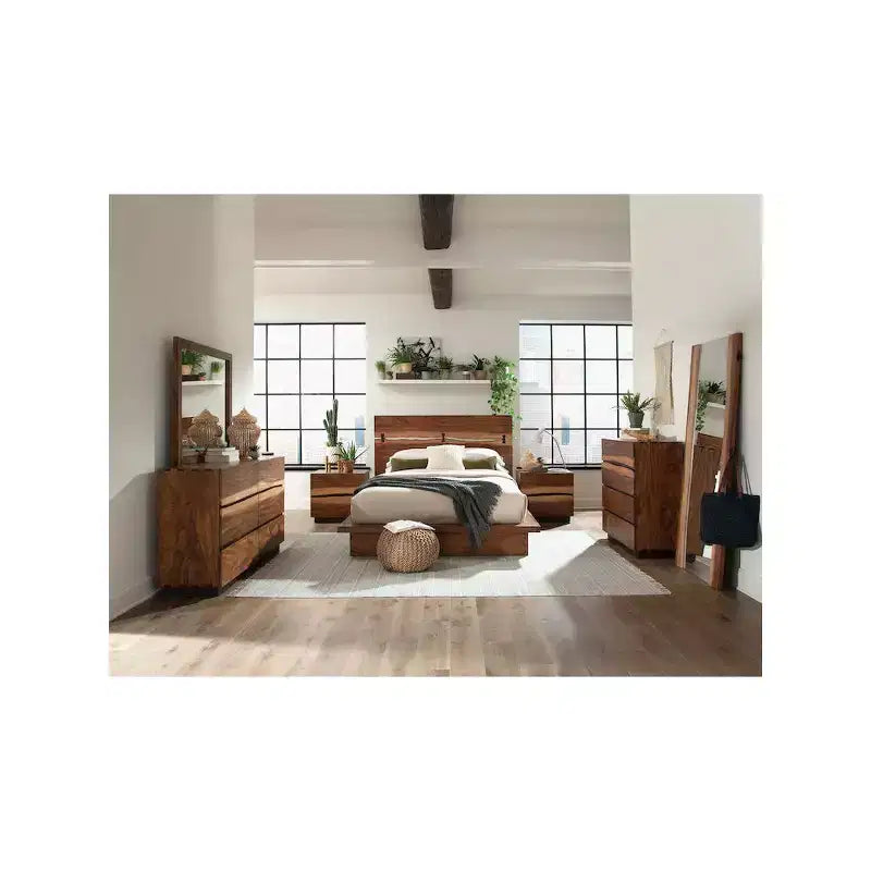 Coaster,Winslow 2-drawer Nightstand Smokey Walnut