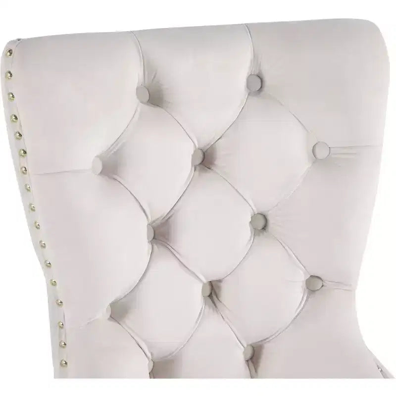Meridian Furniture,Carmen Velvet Dining Chairs, Set of 2