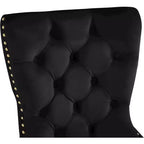 Meridian Furniture,Carmen Velvet Dining Chairs, Set of 2
