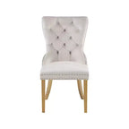 Meridian Furniture,Carmen Velvet Dining Chairs, Set of 2