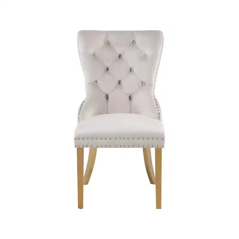 Meridian Furniture,Carmen Velvet Dining Chairs, Set of 2
