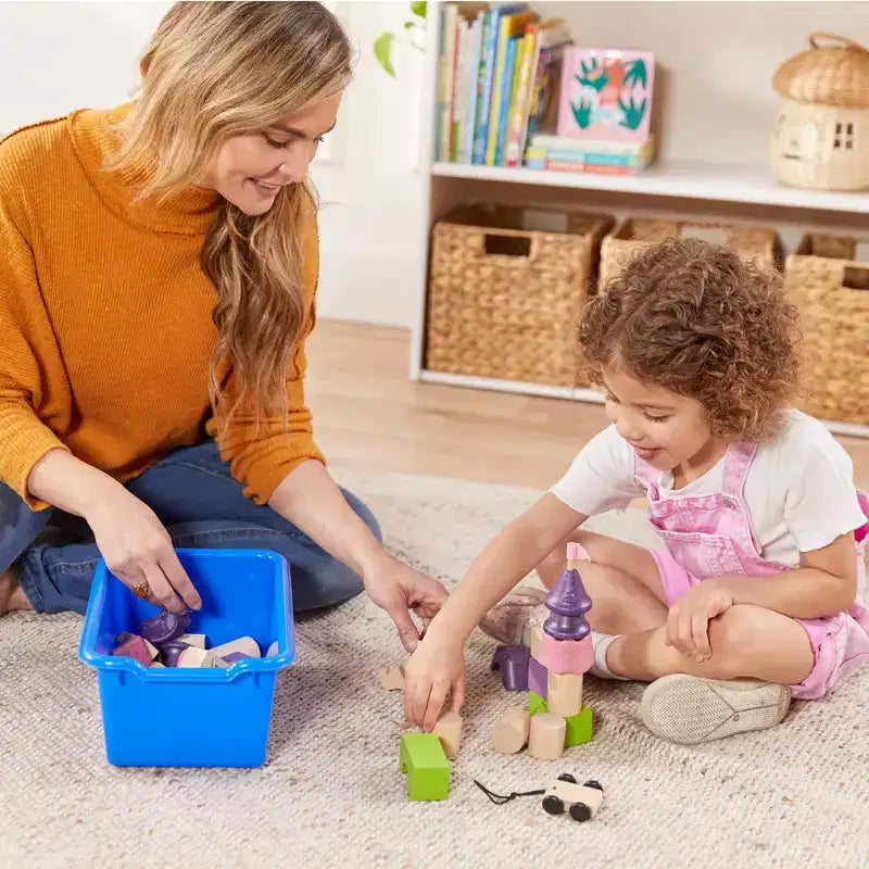 Armadietto a 20 scomparti ECR4Kids Streamline con 20 contenitori frontali a incavo, 4x5, mobili per bambini