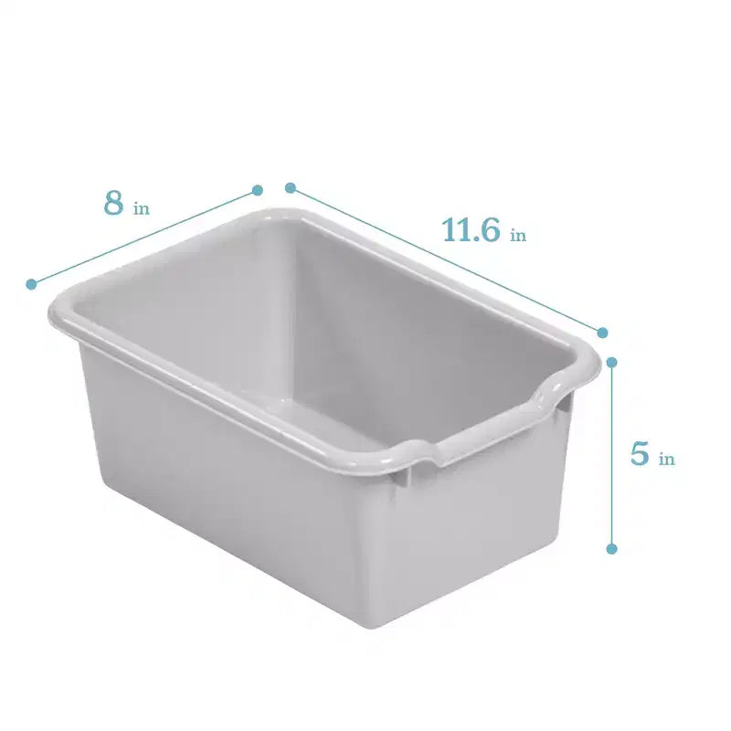 Armadietto a 20 scomparti ECR4Kids Streamline con 20 contenitori frontali a incavo, 4x5, mobili per bambini