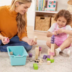 Armadietto a 20 scomparti ECR4Kids Streamline con 20 contenitori frontali a incavo, 4x5, mobili per bambini
