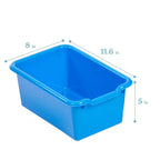 Armadietto a 20 scomparti ECR4Kids Streamline con 20 contenitori frontali a incavo, 4x5, mobili per bambini