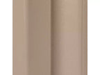 Tavolino Storied Home in metallo plissettato, beige