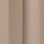 Tavolino Storied Home in metallo plissettato, beige
