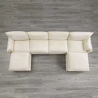 Divano componibile di grandi dimensioni Spruce & Spring per soggiorno, talpa-3 pezzi