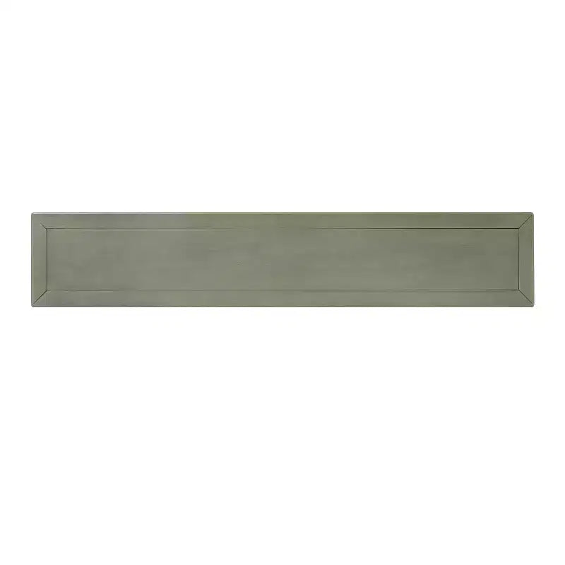 Luxystar Tavolino Consolle Retrò con 4 Cassetti, Ripiano Aperto per Ingresso e Salotto, Finitura Grigio Lavato