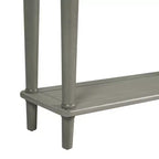 Luxystar Tavolino Consolle Retrò con 4 Cassetti, Ripiano Aperto per Ingresso e Salotto, Finitura Grigio Lavato