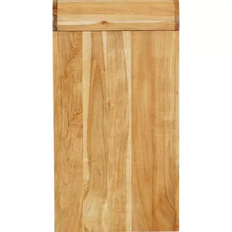 Consolle Royal Hampton | Top da 43 pollici | Realizzata a mano in legno naturale di acacia | Doppio cassetto contenitore