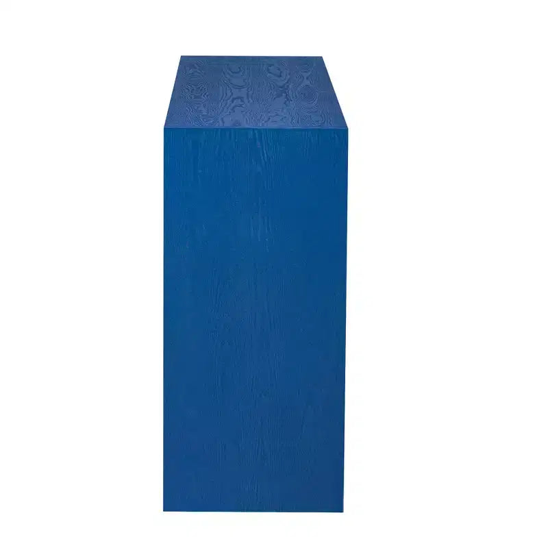 Madia Buffet Luxystar Modern 60 con Ripiano Aperto e Cassetti, Blu Navy